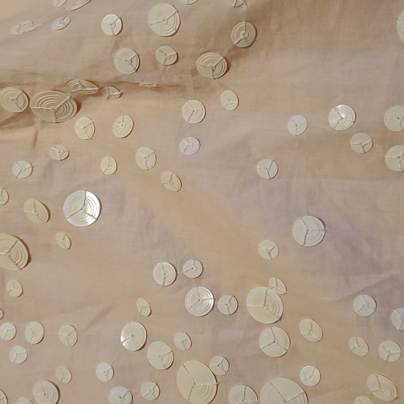 Loft shirt rolled collar, Nude-pink. Very delicate color and fabric.Small/Petite - Picture 3 of 6